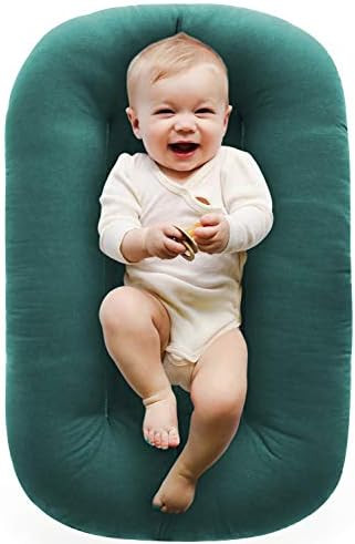 Snuggle Me Organic Bare | Baby Lounger & Infant Floor Seat | Newborn Essentials | Organic Cotton,... | Amazon (US)