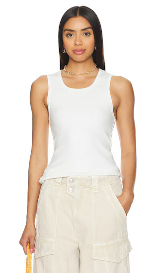 WAO The Fitted Tank in White. - size S (also in L, M, XL, XS) | Revolve Clothing (Global)
