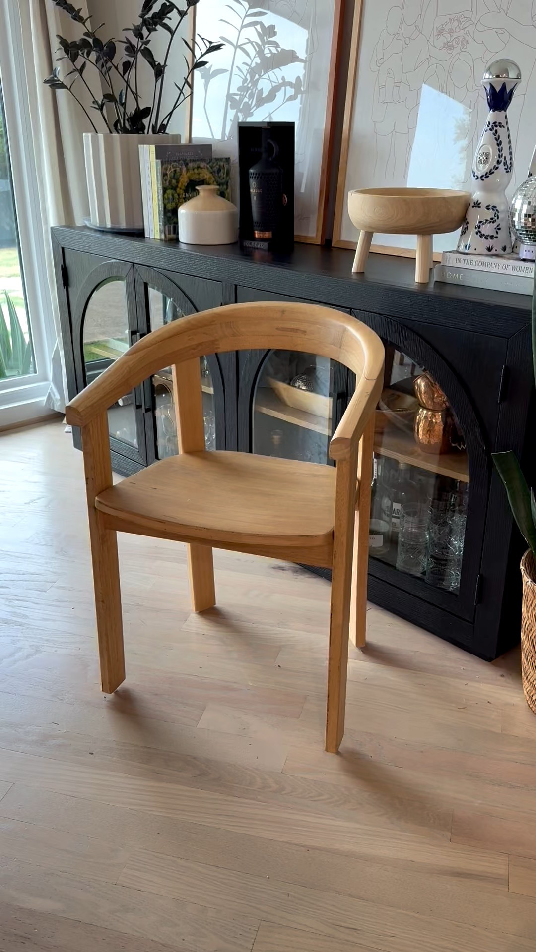 Simple, yet adds so much character and warmth. Currently on sale for $96. Normally $120 #home #diningchair #target 

#LTKSaleAlert #LTKFamily #LTKHome