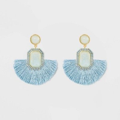 SUGARFIX by BaubleBar Monochrome Fringe Drop Earrings | Target