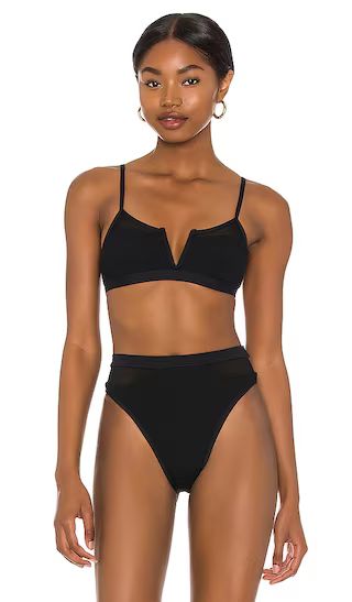 Sadie Bikini Top in Black | Revolve Clothing (Global)