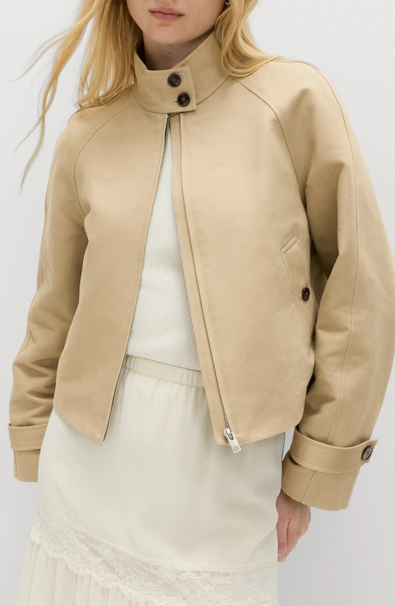 M&S Stand Collar Jacket (Women) | Nordstrom | Nordstrom