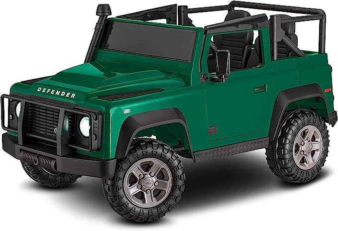 Amazon.com: Kid Trax Land Rover Defender Kids Ride-On Toy, 12 Volt, Ages 3 - 7 Years Old, Fits 2 ... | Amazon (US)