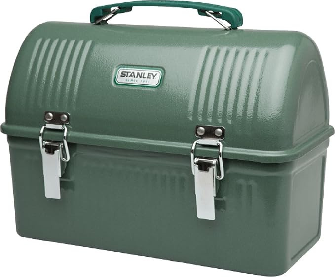 Stanley Classic Lunch Box 10 qt | Vintage Metal Lunchbox | Durable Meal Container with Handle and... | Amazon (US)