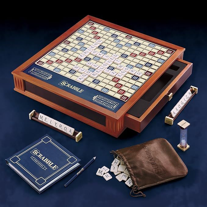 Scrabble Luxury Edition Board Game | Amazon (US)