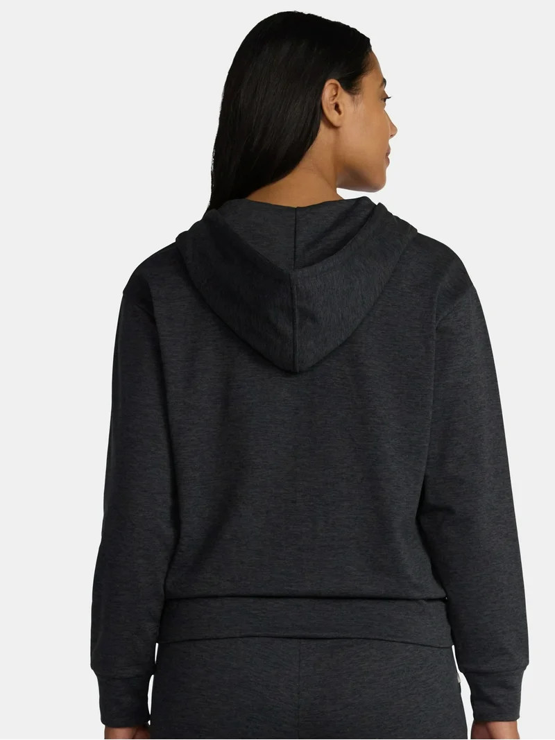 Athletic Works Women's and Women's Plus ButterCore Zip Up Hoodie, Sizes XS-4X | Walmart (US)