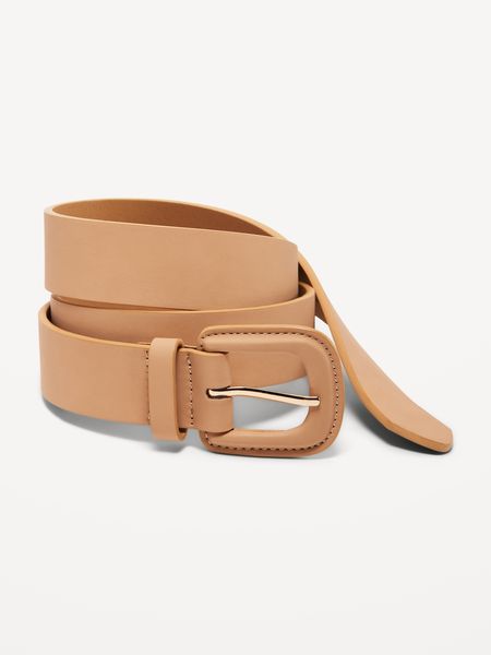Faux-Leather Belt for Women | Old Navy (US)