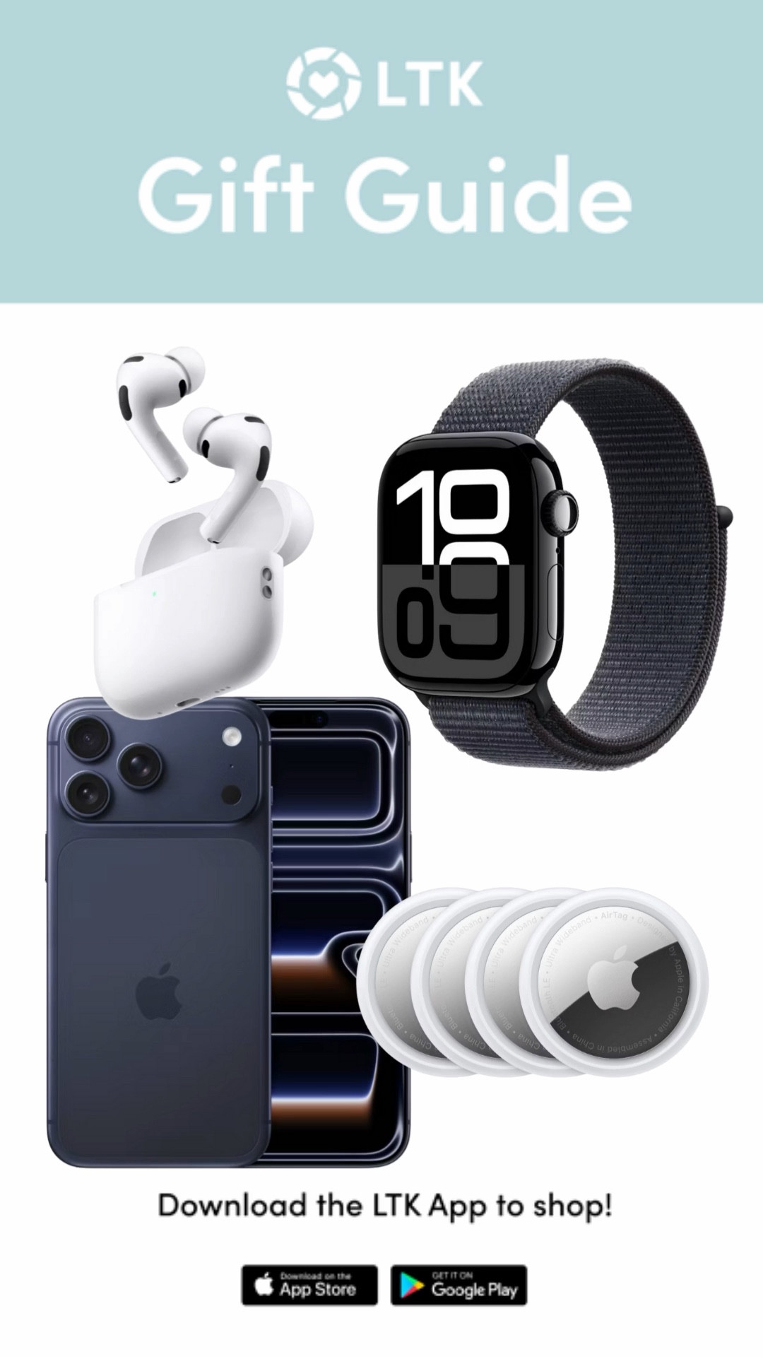 Gifts for him that never miss. These Apple essentials are all items Chris owns and genuinely loves. Practical, thoughtful, and easy to use every day, they are the kind of gifts that actually get appreciated.

AirPods are perfect for work calls, workouts, and travel. The Apple Watch is one of his most used items for daily wear, fitness tracking, and staying connected without constantly checking his phone. The iPhone is an obvious staple, but always a solid upgrade, and AirTags are a game changer for keeping track of keys, luggage, and everyday essentials.

All linked in my LTK so you can shop the exact items he uses and loves. 

 

#LTKGiftGuide #LTKHoliday #LTKMens