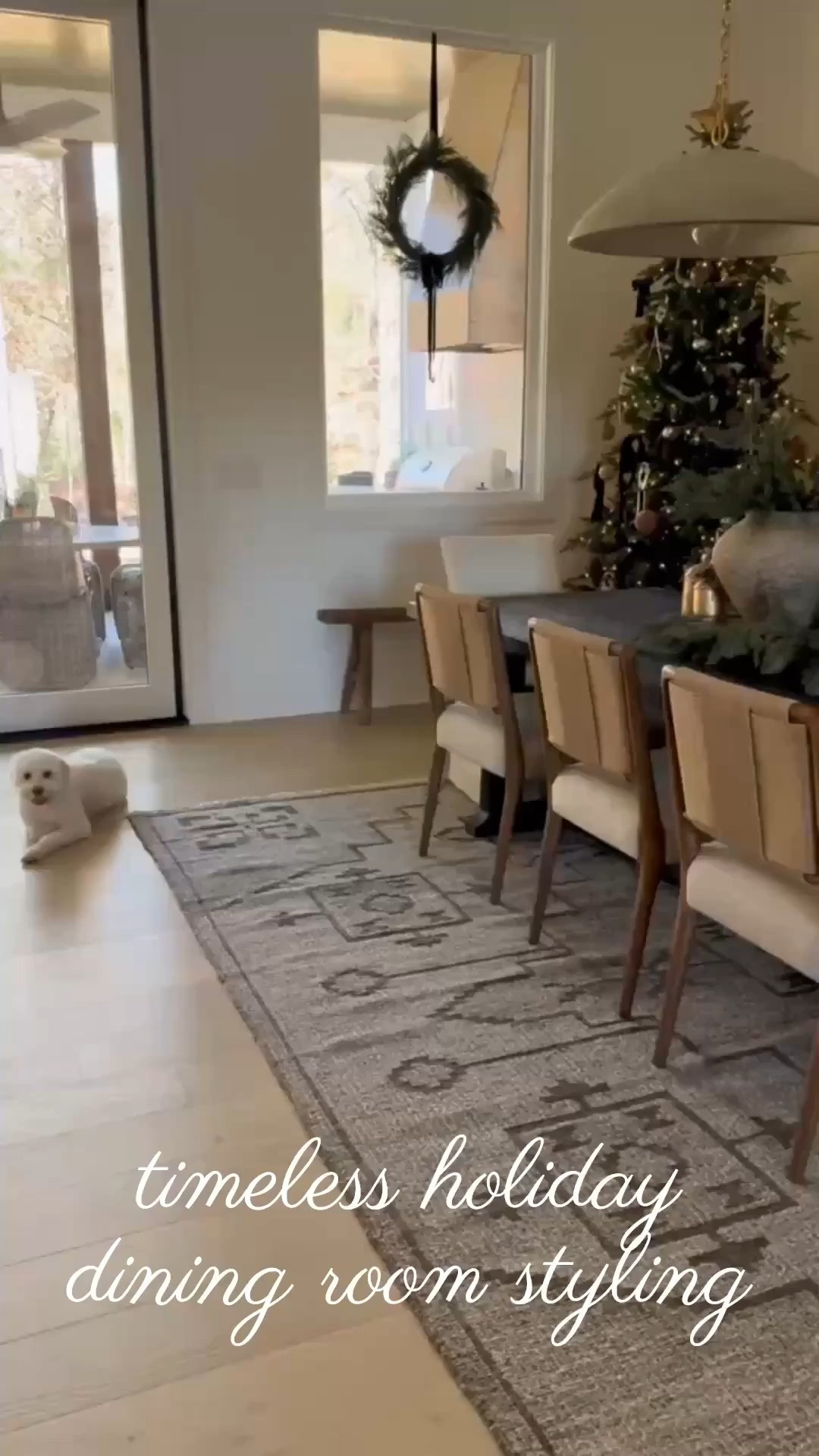 🌿 If you want a dining room that feels calm, inviting, and effortlessly luxurious… this is your inspo.
From the rich wood tones and woven chair details to the oversized artwork, matte pendants, and textured pottery, every element adds depth without overwhelming the space. The greenery and brass bells simply enhance what’s already a gorgeous Modern Classic foundation.

#porcheandco #diningroomdesign #modernclassicdiningroom #wovenbackchairs #neutraldecorinspo #sculpturalvases #blackwoodtable #holidaygreens #organicinteriors #cozyhostingspace

Do you want to bring our dreamy Modern Classic style interior design into your own home? 🏡 You’re in luck! Reserve our Online Interior Design packages today -> https://porcheandco.com/edesign ✨ We can’t wait to work with you & design your home with #porcheandco


#LTKSeasonal #LTKHoliday #LTKHome