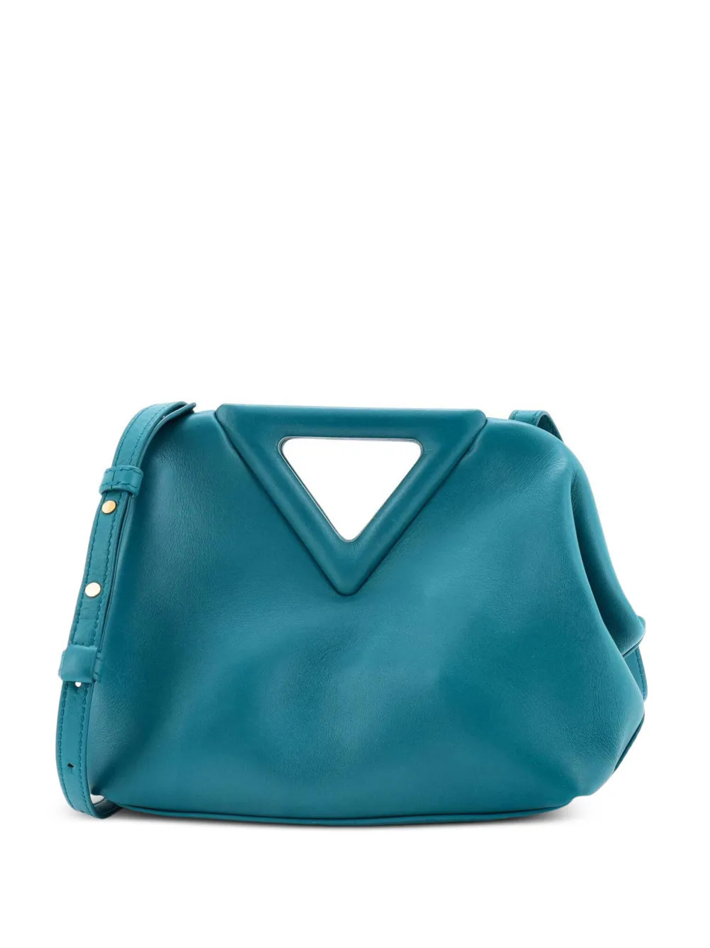 Bottega Veneta Pre-Owned Point Leather Small shoulder bag - Green | Farfetch Global