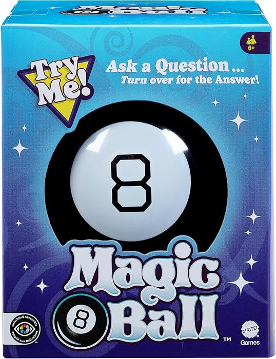 Mattel Games Magic 8 Ball Toys and Games, Original Fortune Teller Ball, Ask a Question and Turn O... | Amazon (CA)
