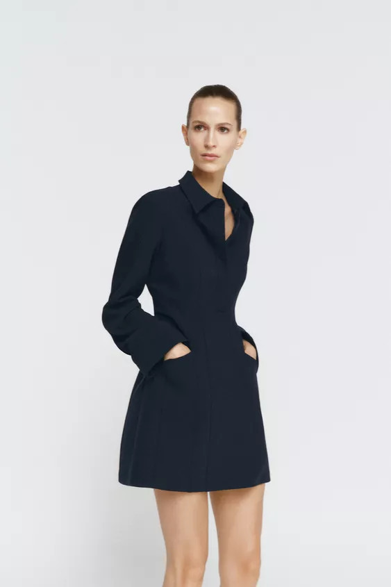 ZW COLLECTION SHORT SHIRT DRESS | Zara UK