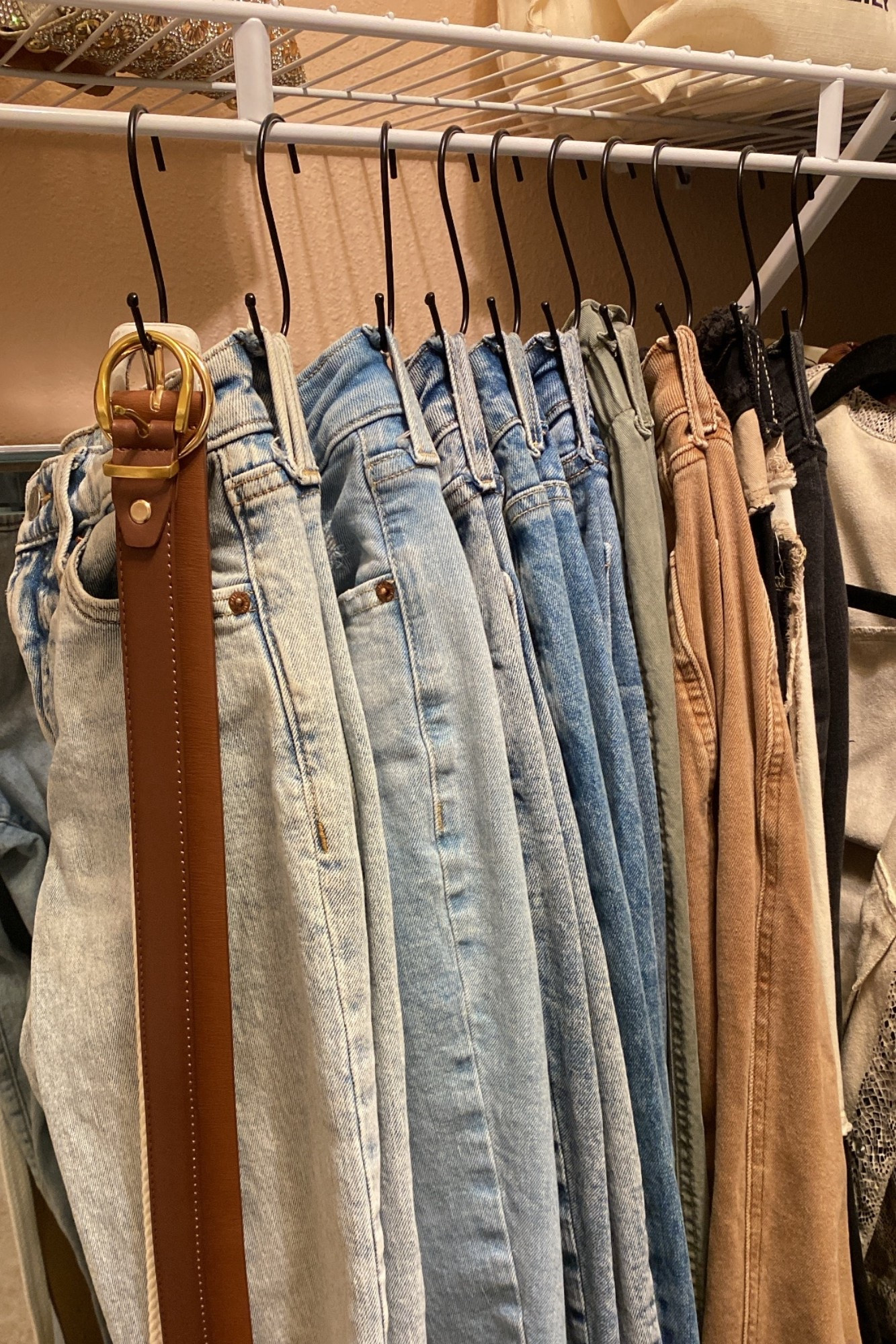 hooks I use to organize my jeans! 

#LTKHome