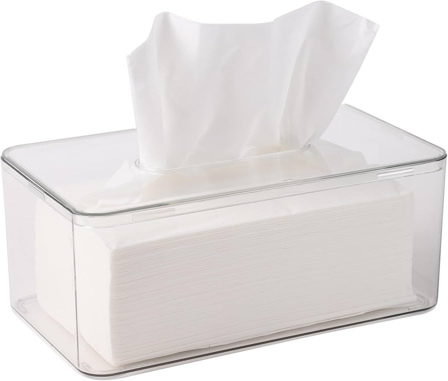 Dryer Sheet Holder, Dryer Sheet Container for Laundry Room, Clear Wipes Dispenser Holder Rectangl... | Amazon (US)