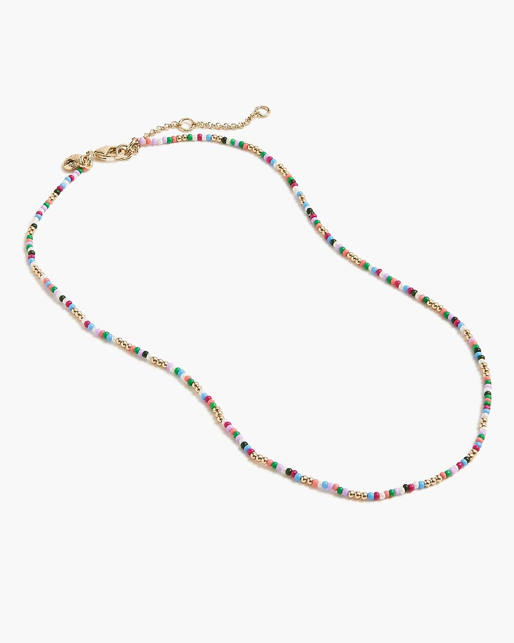 Multicolor beaded layering necklace | J.Crew Factory