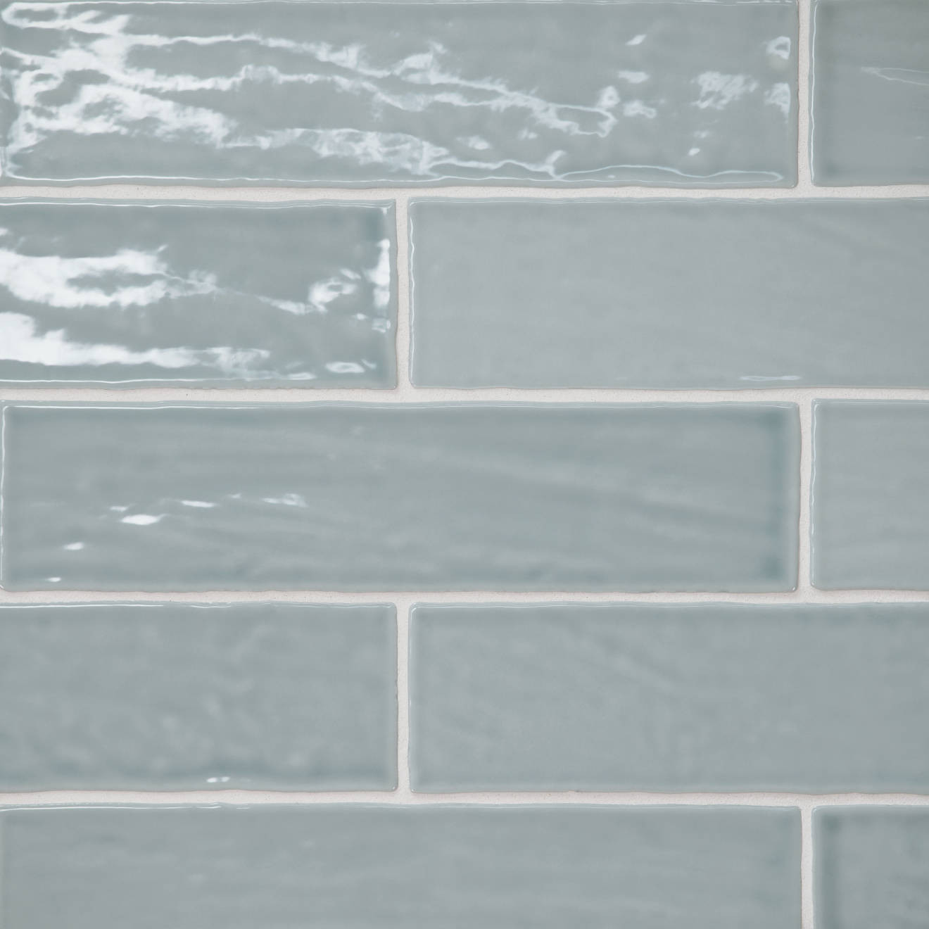 Marin 2.5" x 10" Ceramic Wall Tile in Misty Blue | Bedrosians Tile and Stone