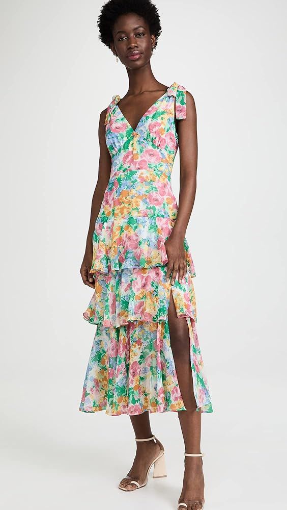 WAYF Women's Alma Tiered Midi Dress | Amazon (US)