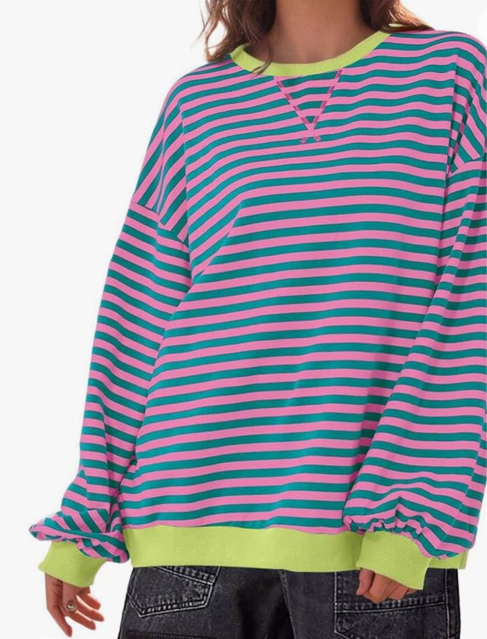 Free People Dupe on Amazon for $25, I just got mine in today. Perfect oversized fit to pair with jeans and sneakers 👟 

#LTKSeasonal #LTKsalealert #LTKfindsunder50