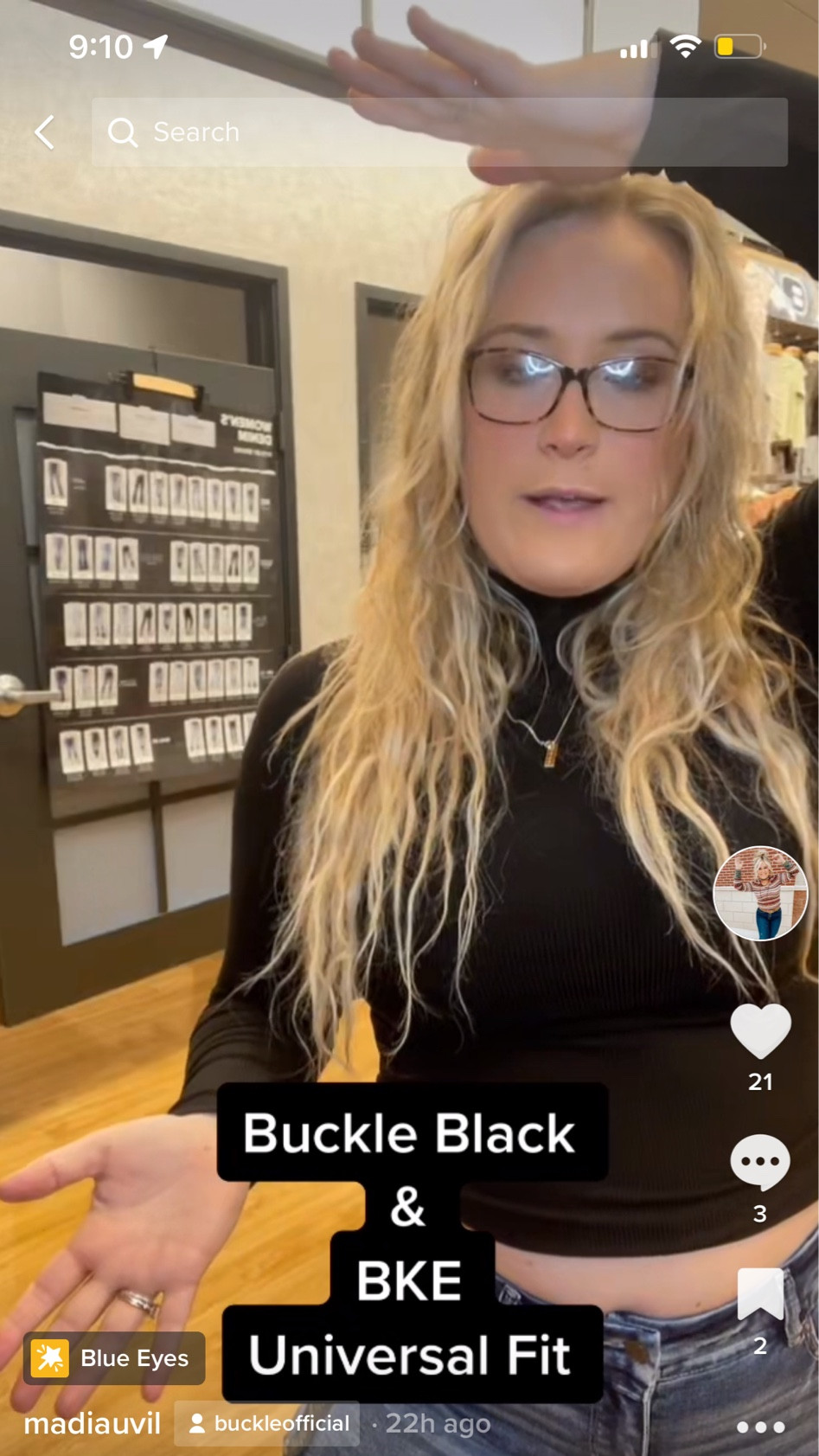 Buckle black universal fit mid rise options! From Tik tok! 

#LTKcurves #LTKunder100 #LTKstyletip