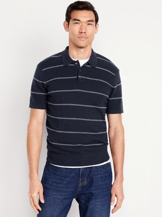 Short-Sleeve Striped Polo | Old Navy (US)