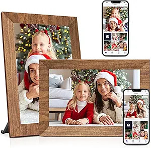 Uhale 2 Pack Digital Photo Frame 32GB Storage 10.1 Inch WiFi Electronic Picture Frame Desktop IPS... | Amazon (US)