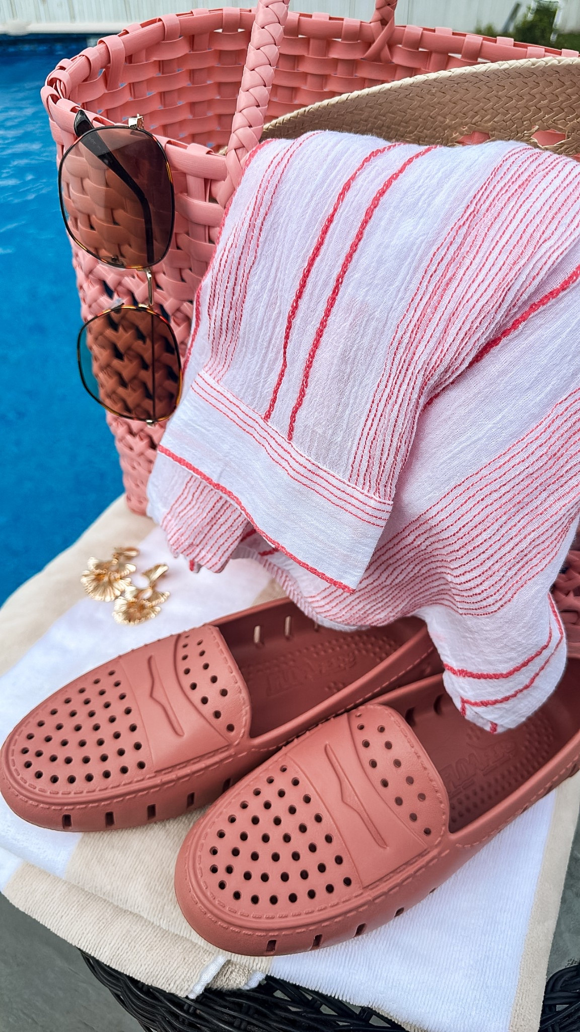 Poolside in the cutest & easiest waterproof loafers. Elevate your waterfront style with these tailored loafers. Reimagined for unmatched comfort, fit & style. Bonus : the rose/peony color matches my beach bag! 

#LTKFindsUnder50 #LTKSwim #LTKSeasonal