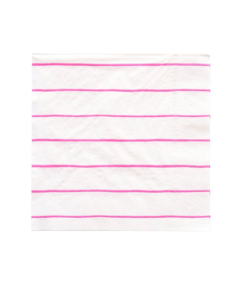 Frenchie Striped Napkins | Oh Happy Day Shop