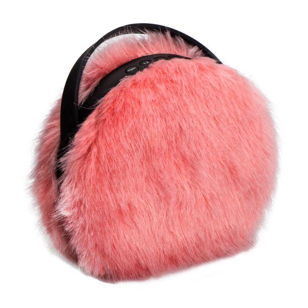 Furry Pink Wireless Bluetooth Speaker | Cute, Rechargeable, Small and Portable | Nomodo - Walmart... | Walmart (US)