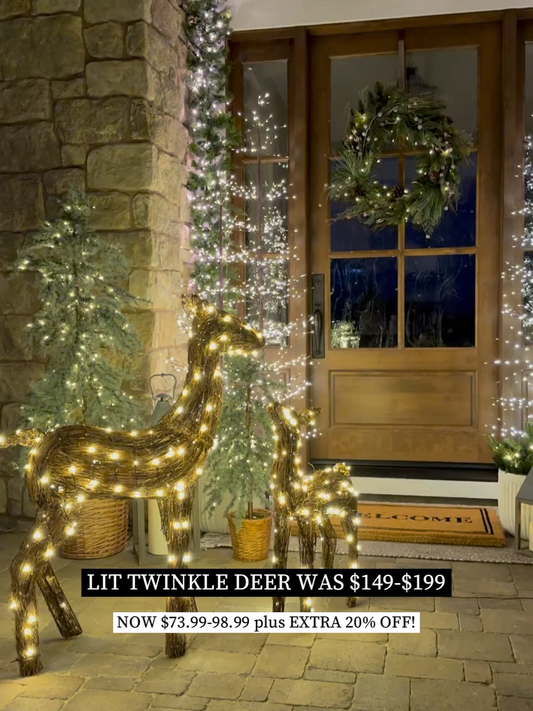My little reindeer I used for my holiday porch are on clearance!  This is such a great price!  

#LTKsalealert #LTKVideo #LTKhome