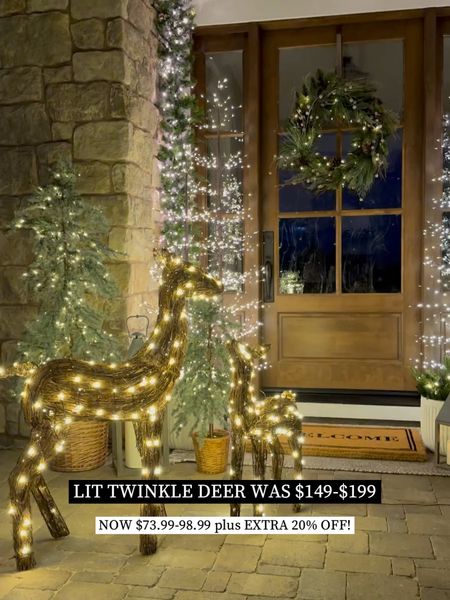 My little reindeer I used for my holiday porch are on clearance!  This is such a great price!  

#LTKsalealert #LTKVideo #LTKhome