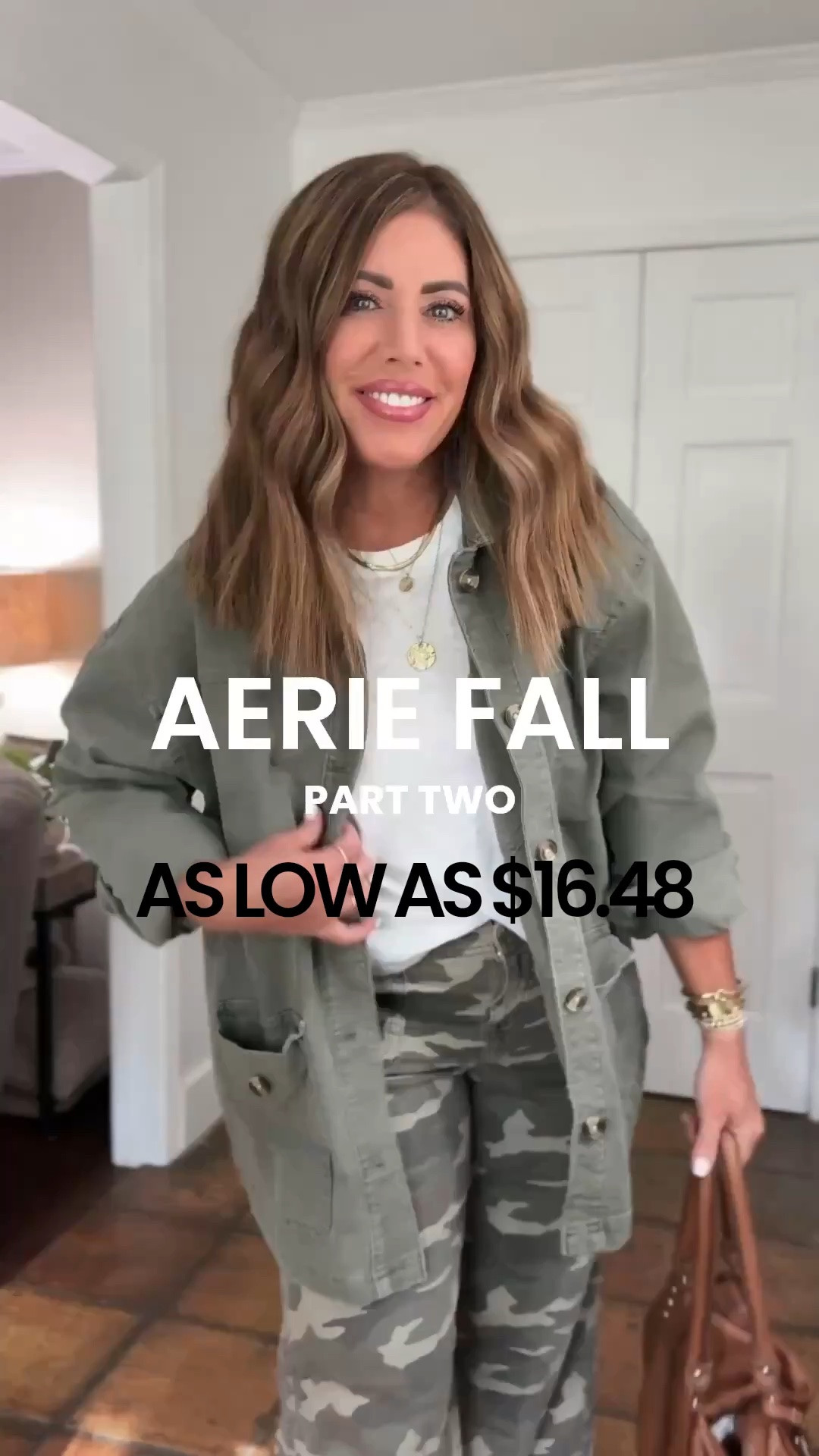 @Aerie @American Eagle Outfitters up to 70% off fall finds 🥰 a few things are out of stock but some colors & sizes are still available.

I’m wearing a medium in everything except for slub knit pants. I sized down to a small in those. Size 8 long in the camo pants.

#LTKSaleAlert #LTKOver40 #LTKMidsize