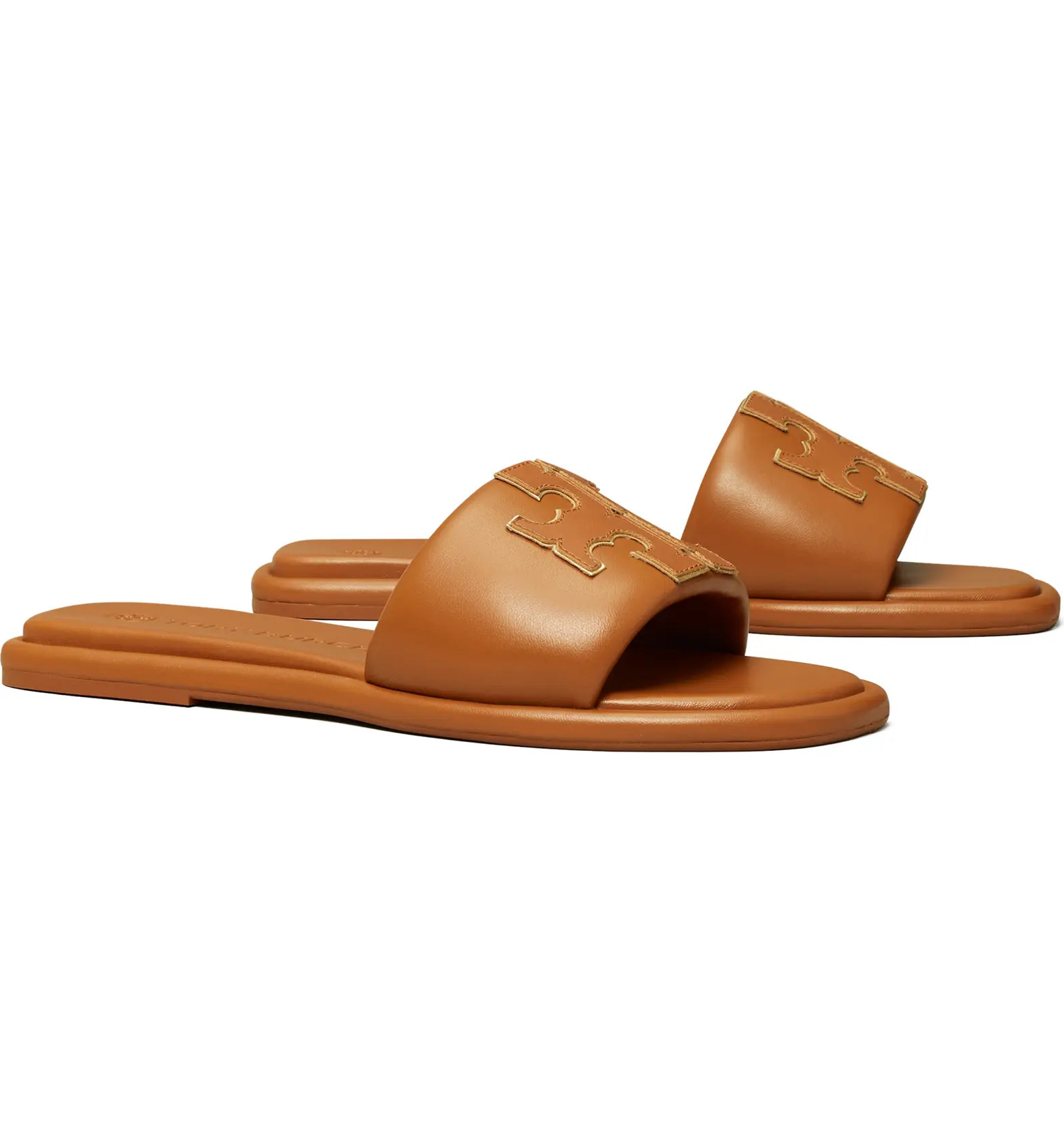 Double-T Leather Sport Slide Sandal (Women) | Nordstrom