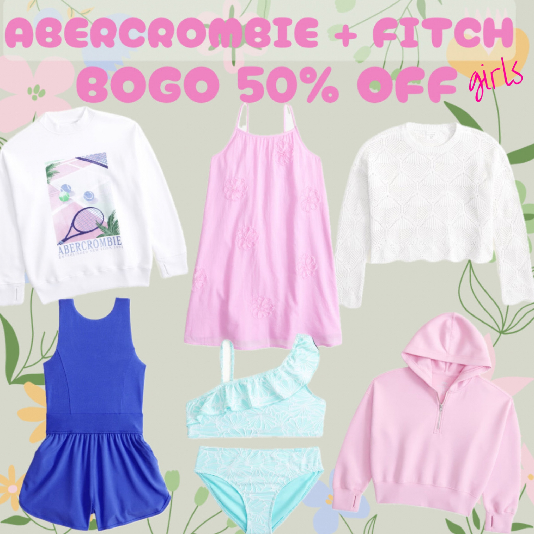 BOGO 50% OFF 🩵🌊🐚 some of P’s faves for gIrLs! 

#LTKsalealert #LTKfindsunder50 #LTKkids