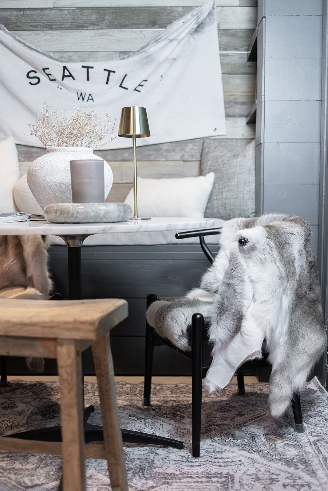 Cozy corner details I’ll never get tired of.
Layered neutrals, soft textures, and a few high-end looking pieces that make everything feel elevated without trying too hard.

Sharing the exact pieces that give this space that warm, collected feel—faux fur, marble, soft lighting, and timeless accents.

#LTKSaleAlert #LTKHome