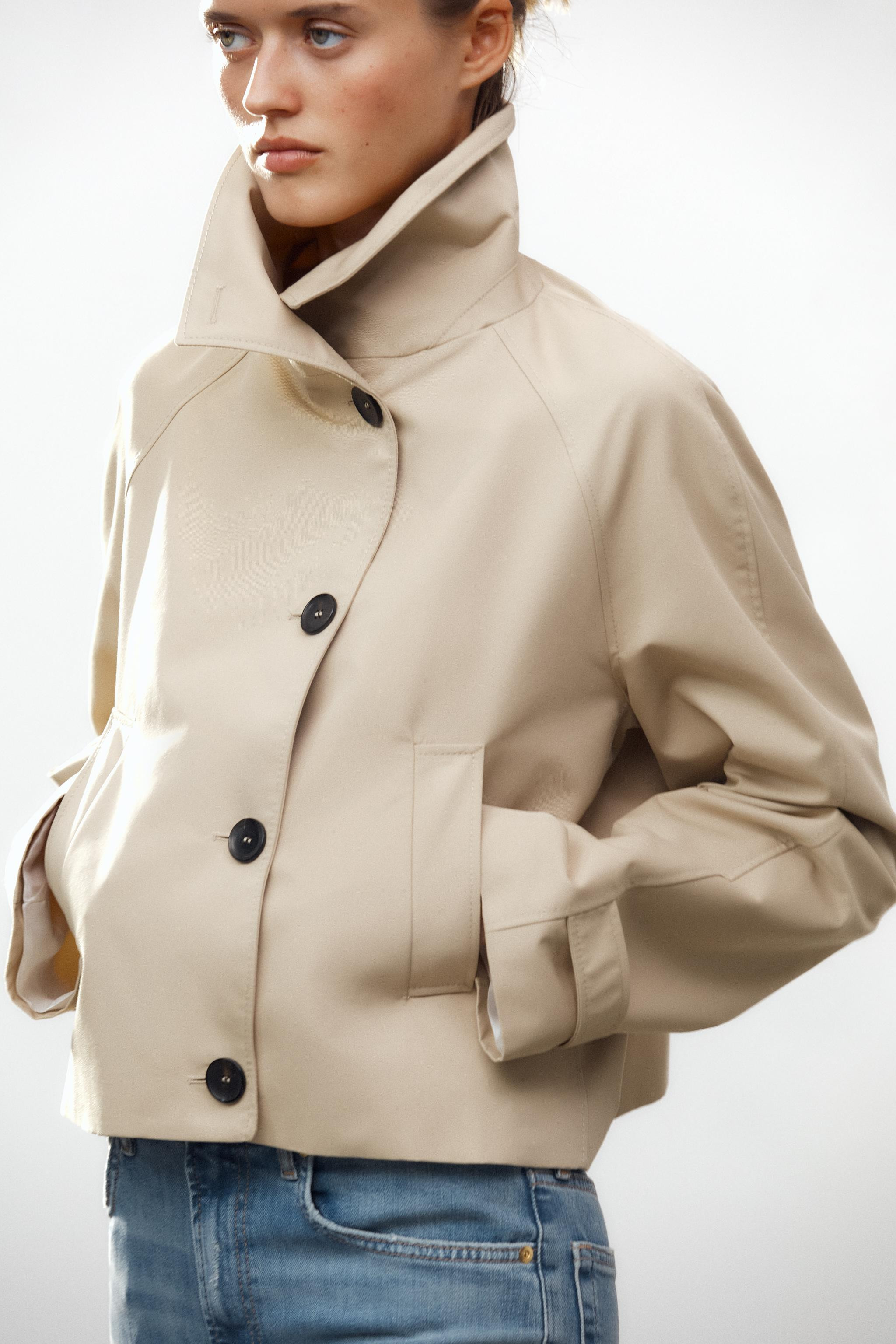 SHORT TRENCH COAT ZW COLLECTION | Zara US