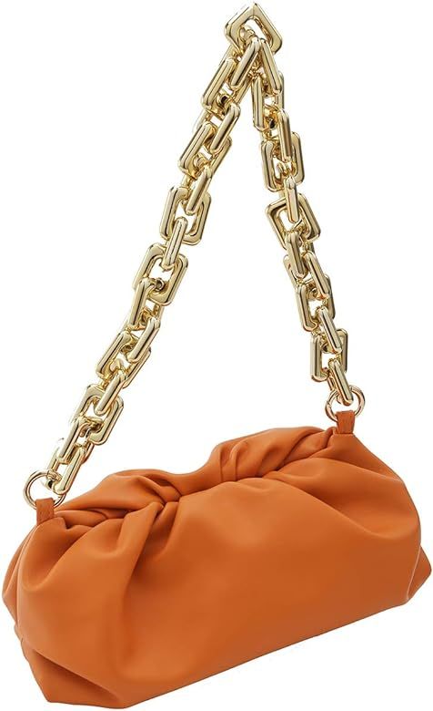 Cloud Bag Dumpling Shoulder Bag Chunky Chain Pouch Bag | Amazon (US)