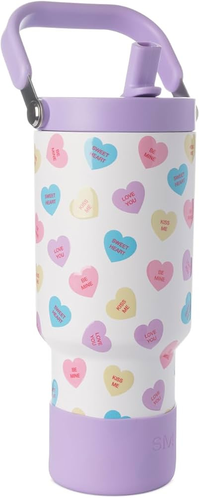 Simple Modern Valentine's Day Trek Pivot | 30oz Flip Straw Tumbler with Handle | Gifts for Her | ... | Amazon (US)