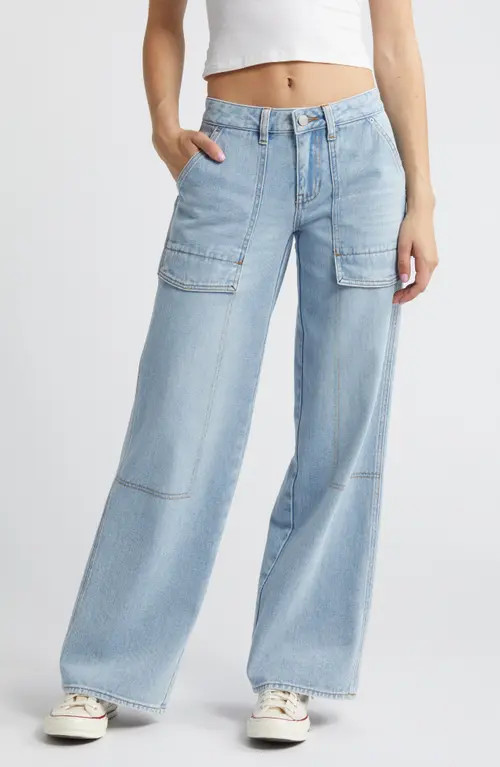 PacSun Low Rise Baggy Carpenter Jeans in Ebby at Nordstrom, Size 26 | Nordstrom