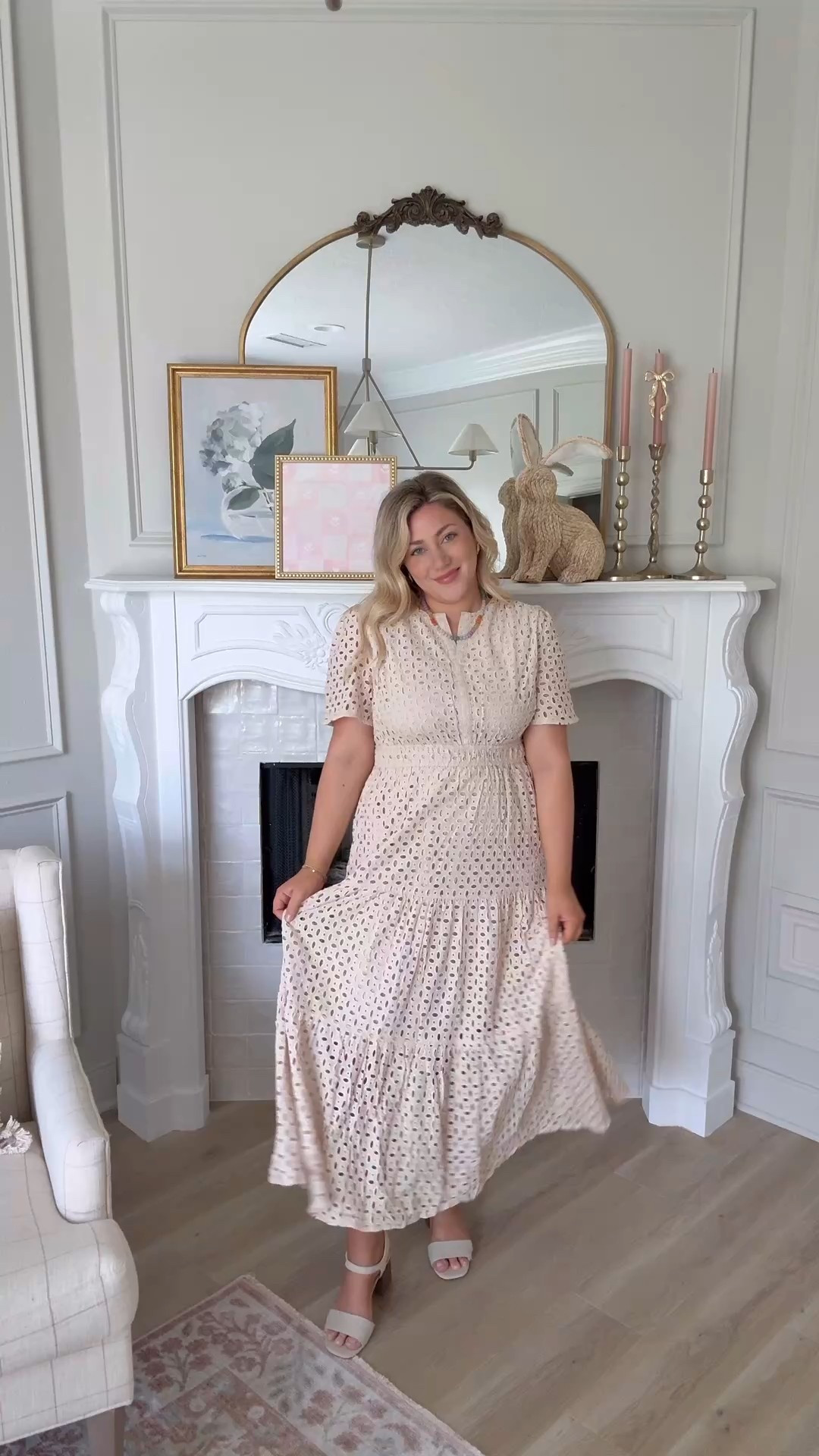 Amazon Easter dresses! Wearing a large in all! 

THEBLOOMINGNEST 

#LTKMidsize #LTKSpringSale #LTKSeasonal