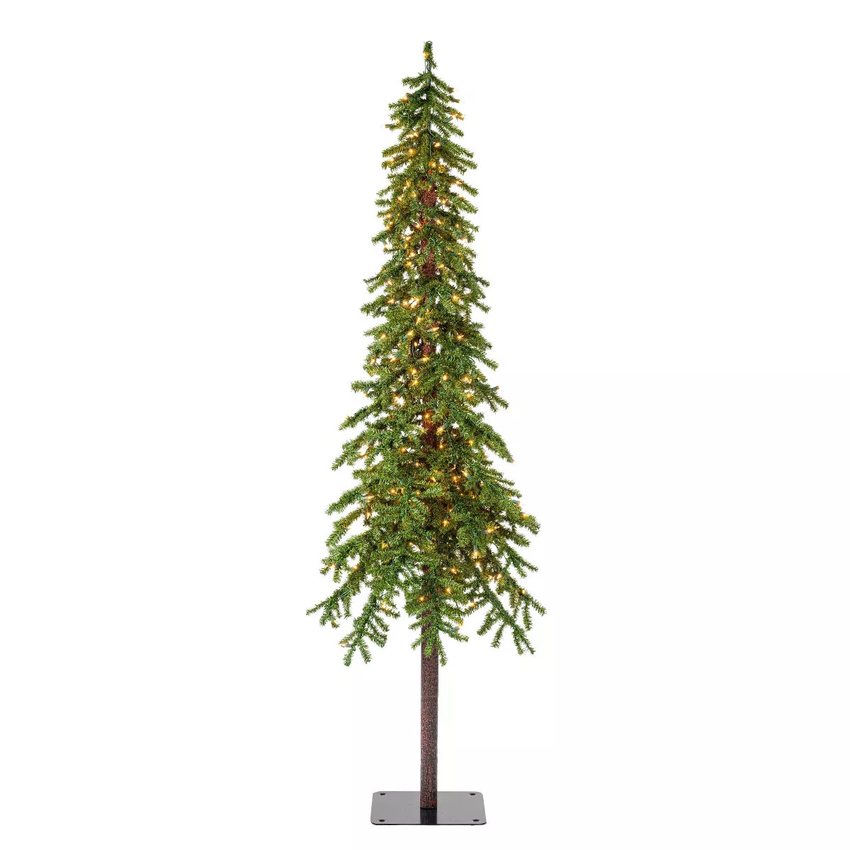 Vickerman Artificial Alpine Christmas Tree with Realistic Plastic Trunks | Target