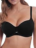 Freya Women's Standard Remix Underwire Sweetheart Bikini Top, Black, 36E | Amazon (US)