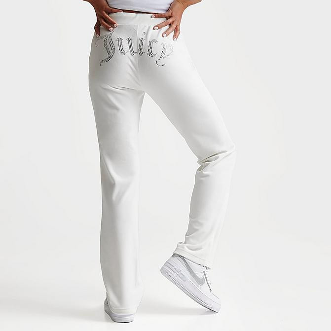 Women's Juicy Couture OG Big Bling Velour Track Pants | Finish Line (US)