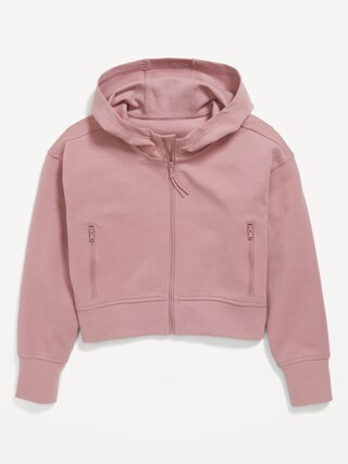 Dynamic Fleece Zip-Front Performance Hoodie for Girls | Old Navy (US)