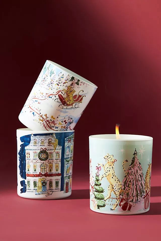 Susannah Garrod Merry Moments Boxed Candle | Anthropologie (UK)