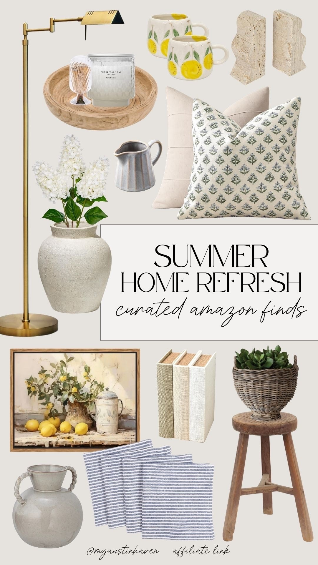 Simple summer updates for your home. Light textures, soft greenery and fresh accents that make your space feel brighter and more relaxed for the season.☀️

Amazon summer home decor, summer decor ideas, coastal home decor, light and airy home, neutral summer decor, amazon home refresh, woven decor ideas, fresh home styling, summer decorating ideas, affordable home updates, organic modern home decor, neutral living room decor, amazon decor finds, summer styling ideas, home decor inspiration.