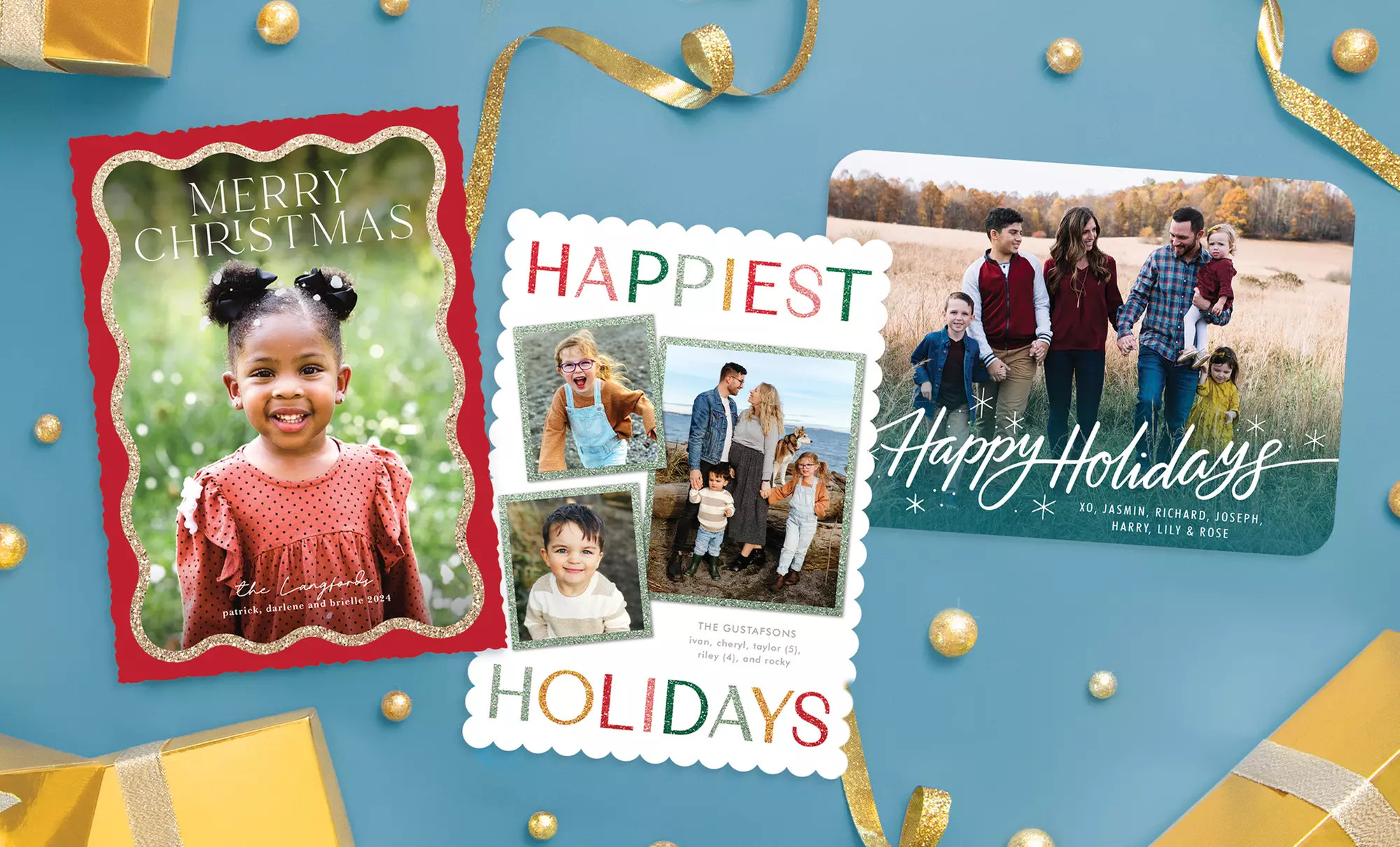 40, 70, 100, or 150 Custom Holiday Photo Cards from PhotoAffections (Up to 76% Off) | Groupon North America
