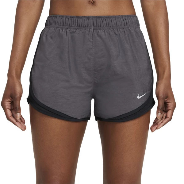 Women's Nike Dri-FIT Tempo Shorts Small Black Heather/Black/Black/Wolf Grey | Scheels