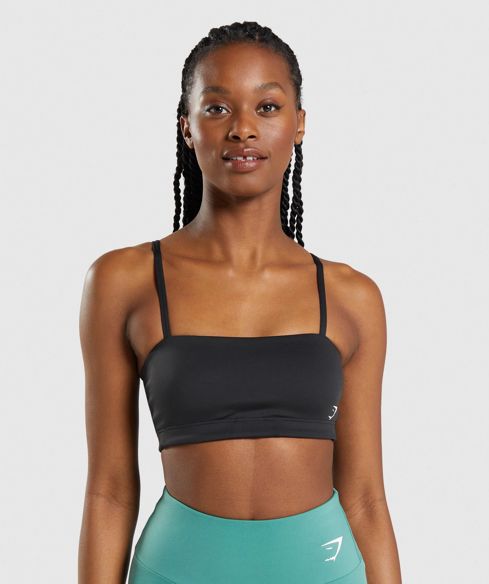 Gymshark Bandeau Sports Bra - Black | Gymshark US