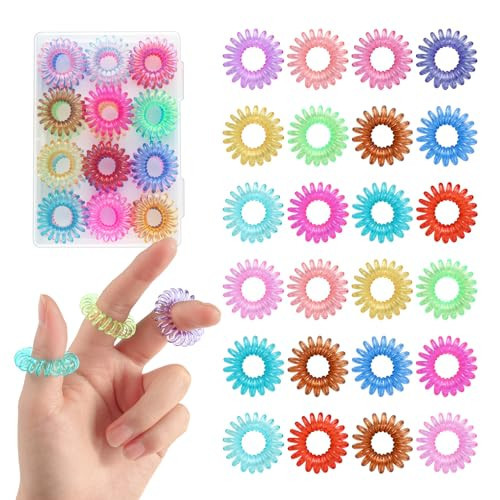 Yeetec 24 Pack Sensory Rings Fidget Toys, Finger Fidget Rings, Silent Stress Reducer Ring, Finger Sensory Toy for Stress Relief, Stocking Stuffers, Classroom Prizes, Party Favours, Random Color | Amazon (US)