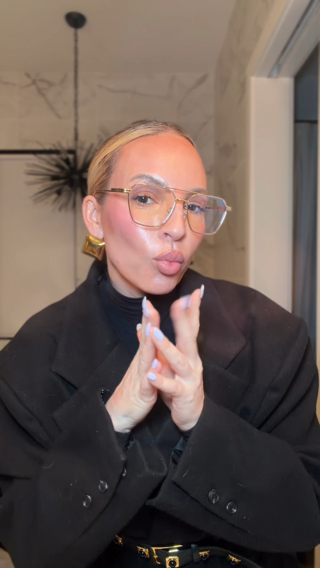 Wearing a small in the leggings. Loafers run tts. Also, I highly recommend not dropping your phone in the oven. ￼￼

#LTKvlog #LTKfoodie #LTKstorytime